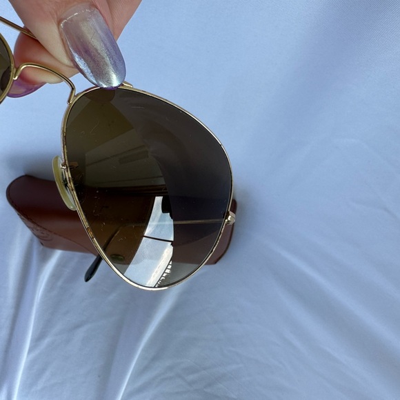 Brown gradient Rayban aviators used, details shown in pictures - Picture 6 of 7